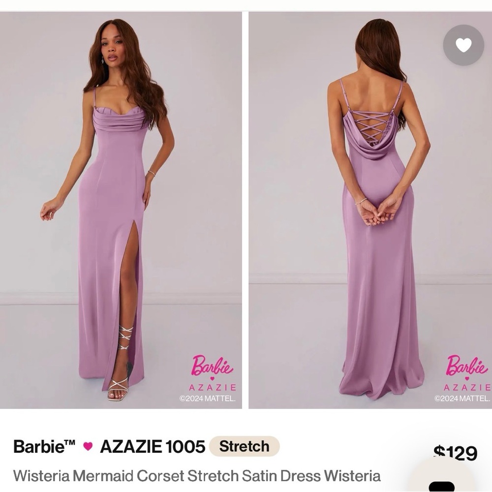 Azazie Lavender Maxi Dress